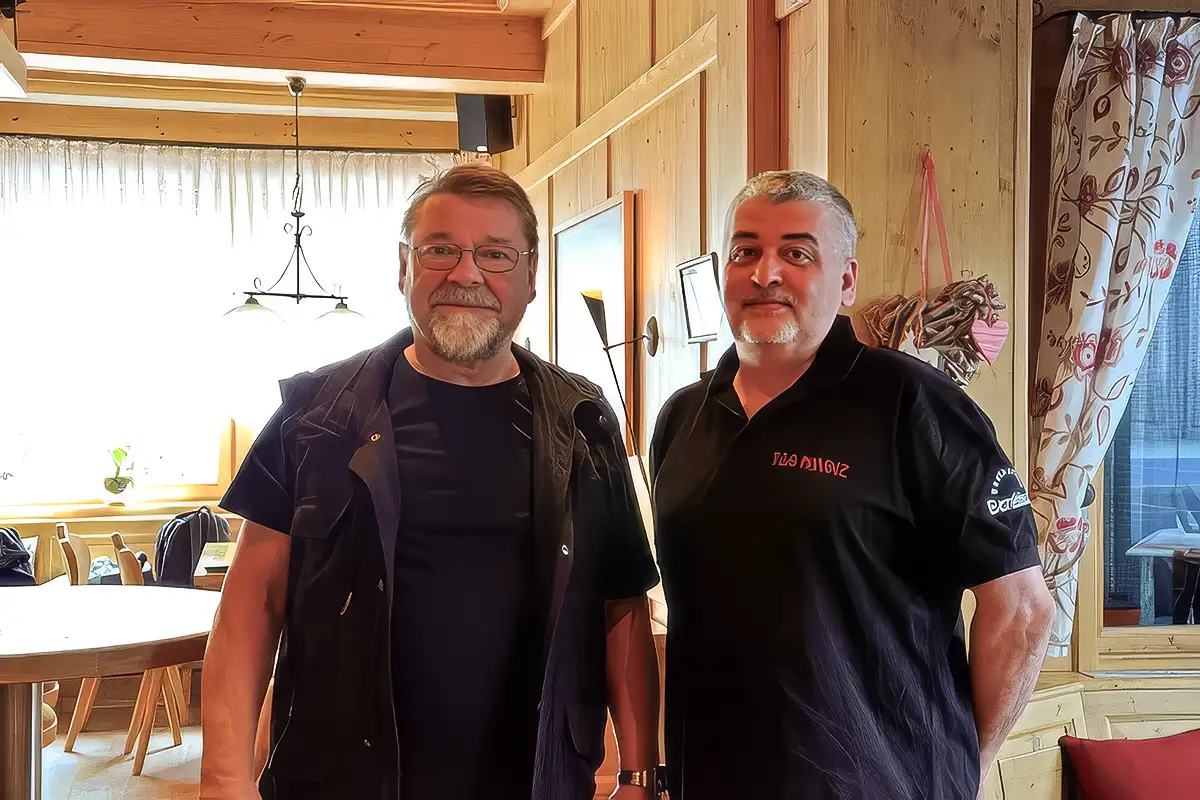 Jürgen von der Lippe zu Besuch im Restaurant Berghäusl.