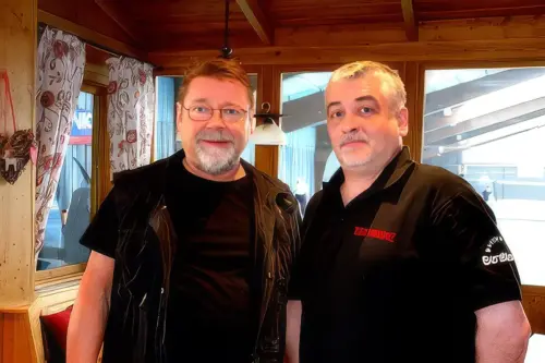 Jürgen von der Lippe zu Besuch im Restaurant Berghäusl.