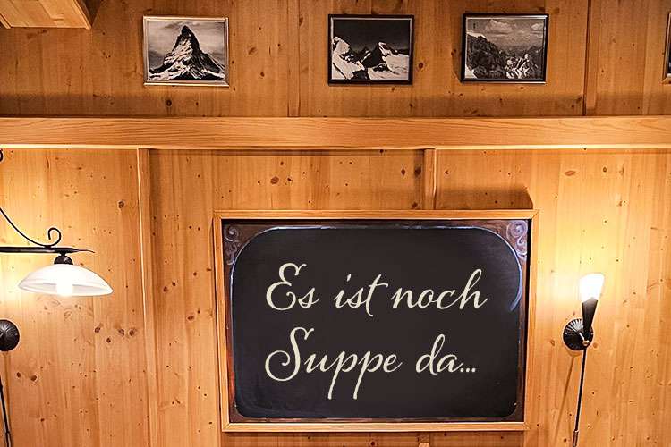 Es ist noch Suppe da...
