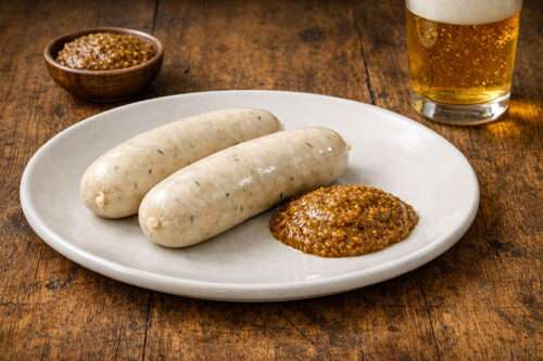 Knusprig gebraten oder traditionell gebrüht: Entdecke unsere saftigen Bratwürste und echten Münchner Weißwürste, die dich mit jedem Bissen nach Bayern entführen.